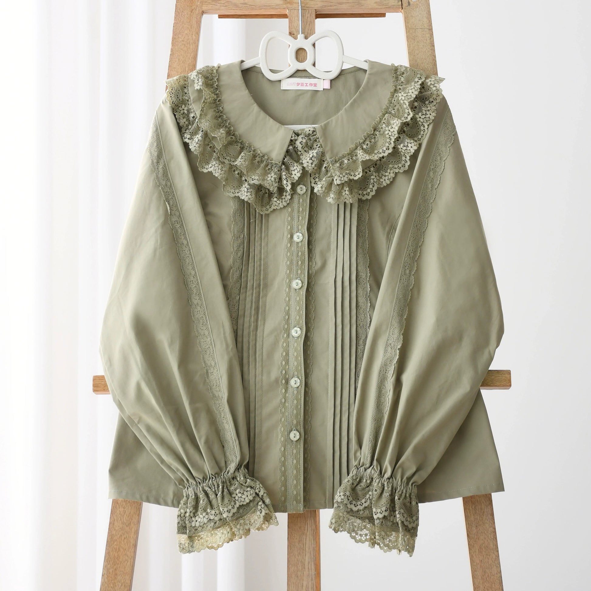 MIST - Hyde Garden - Daily Lolita Shirt Cotton Blouse Long Sleeves