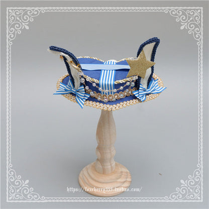 Fox Cherry - Lolita Rabbit Ears Top Hat Multiple colors