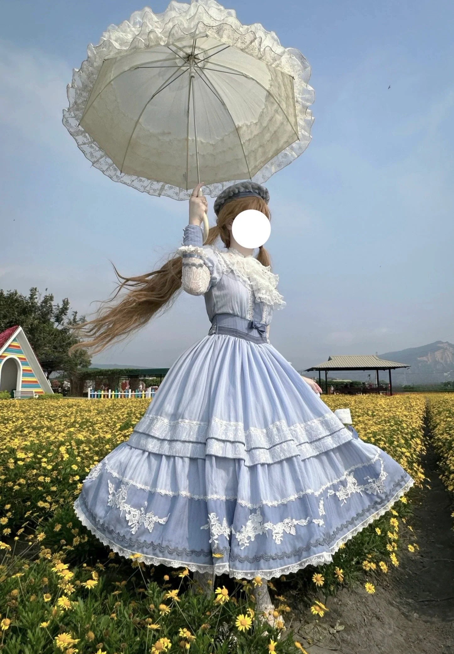 Mengfuzi - Yinglan Poetry - Elegant Classic Lolita OP Dress FS Embroidered Dress