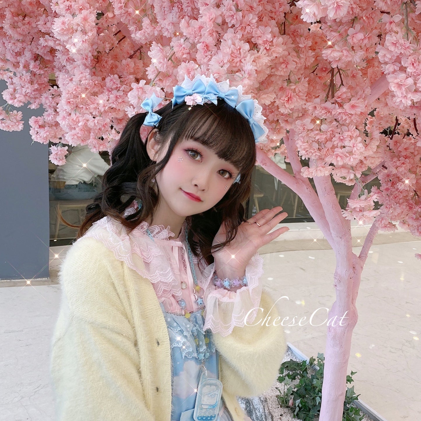 Cheese Cat - Buling Crystal Summer LolitaSweet Bracelet