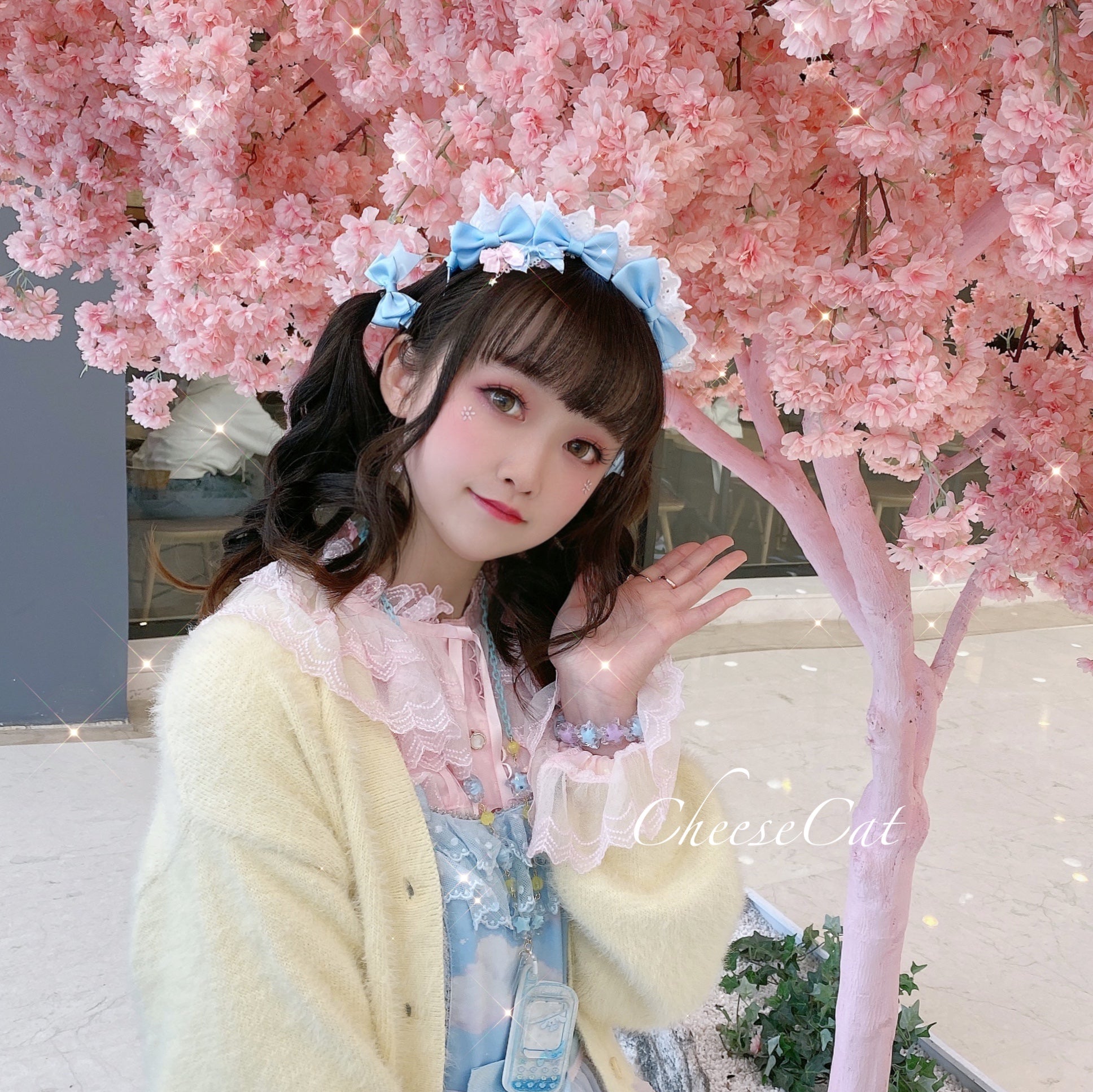 Cheese Cat - Buling Crystal Summer LolitaSweet Bracelet