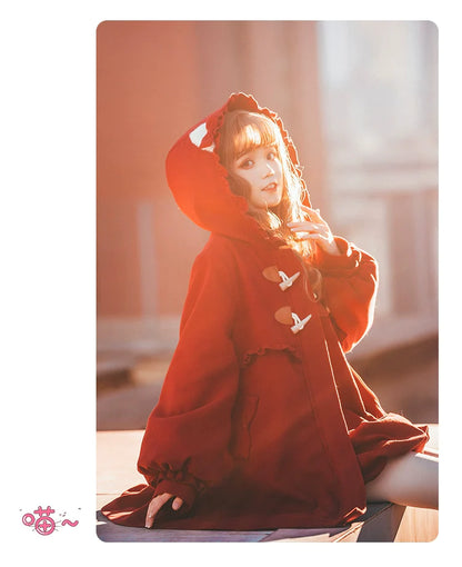 Fairy Cat - Sweet Lolita Coat Autumn and Winter Lolita Outwear