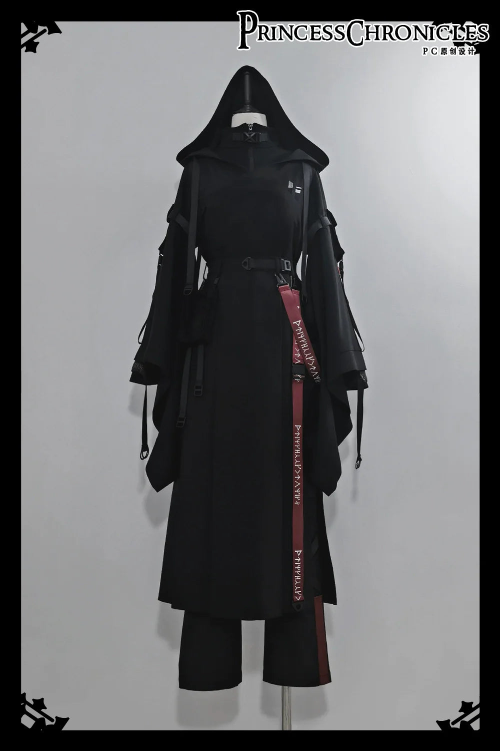 Princess Chronicles - Nameless Blade - Waste Soil Ouji Lolita Slim Black Pants