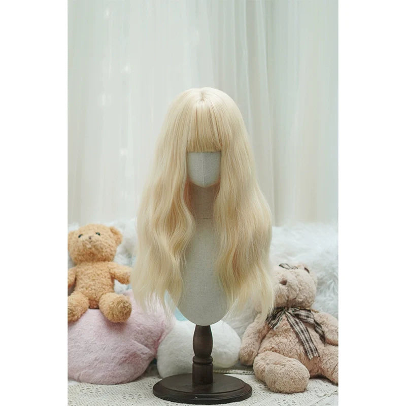 Imperial Tea - Sweet Lolita Long Wigs, Detachable Ponytail