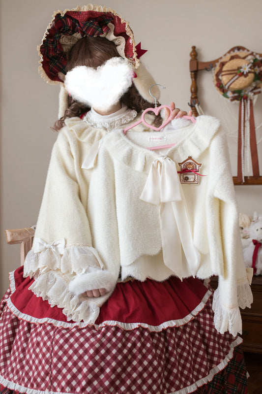 MIST - Qian's Letter - Sweet Lolita Sweater Winter Cardigan Coat