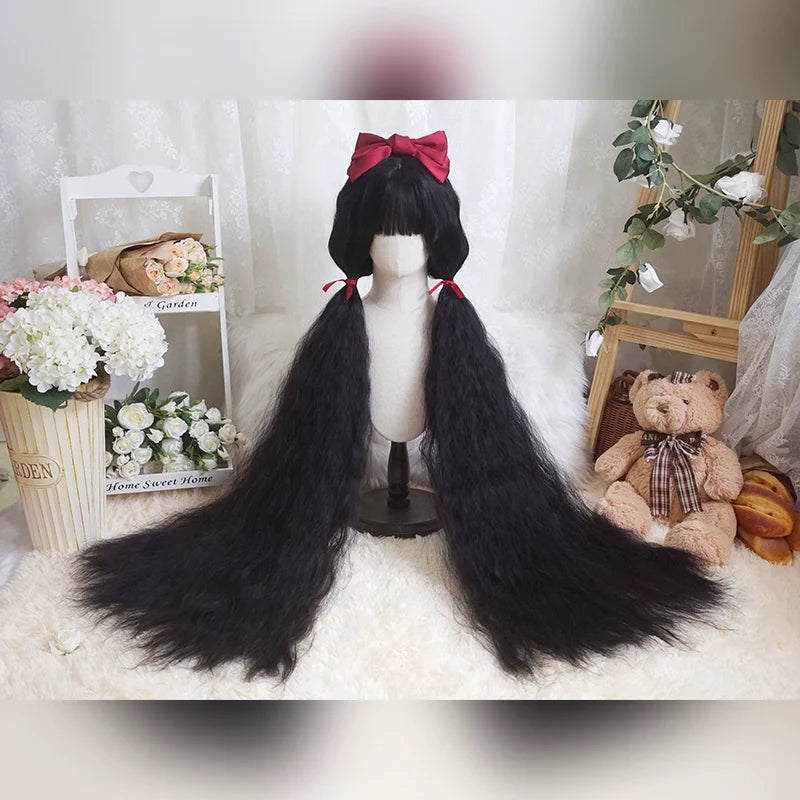 Imperial Tea - Natural Lolita Wig 120CM Super Long Hair
