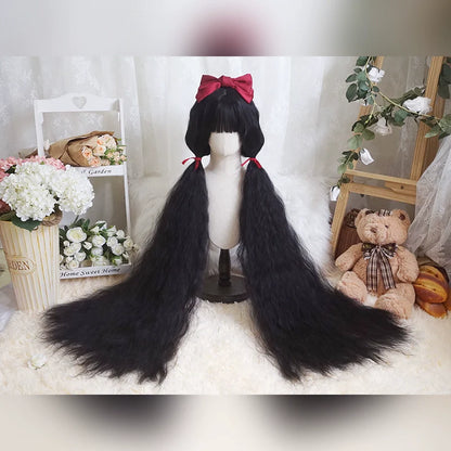 Imperial Tea - Natural Lolita Wig 120CM Super Long Hair