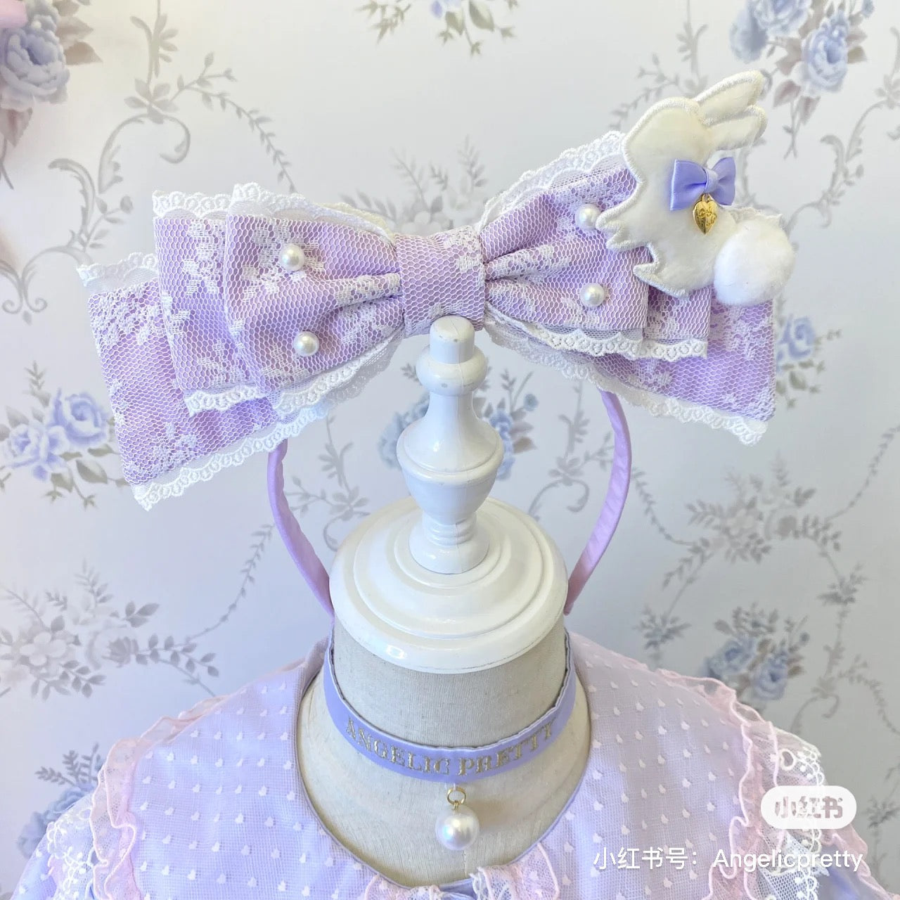 Cheese Cat - Sweet Lolita KC Lace Butterfly Lolita KC with Pearl