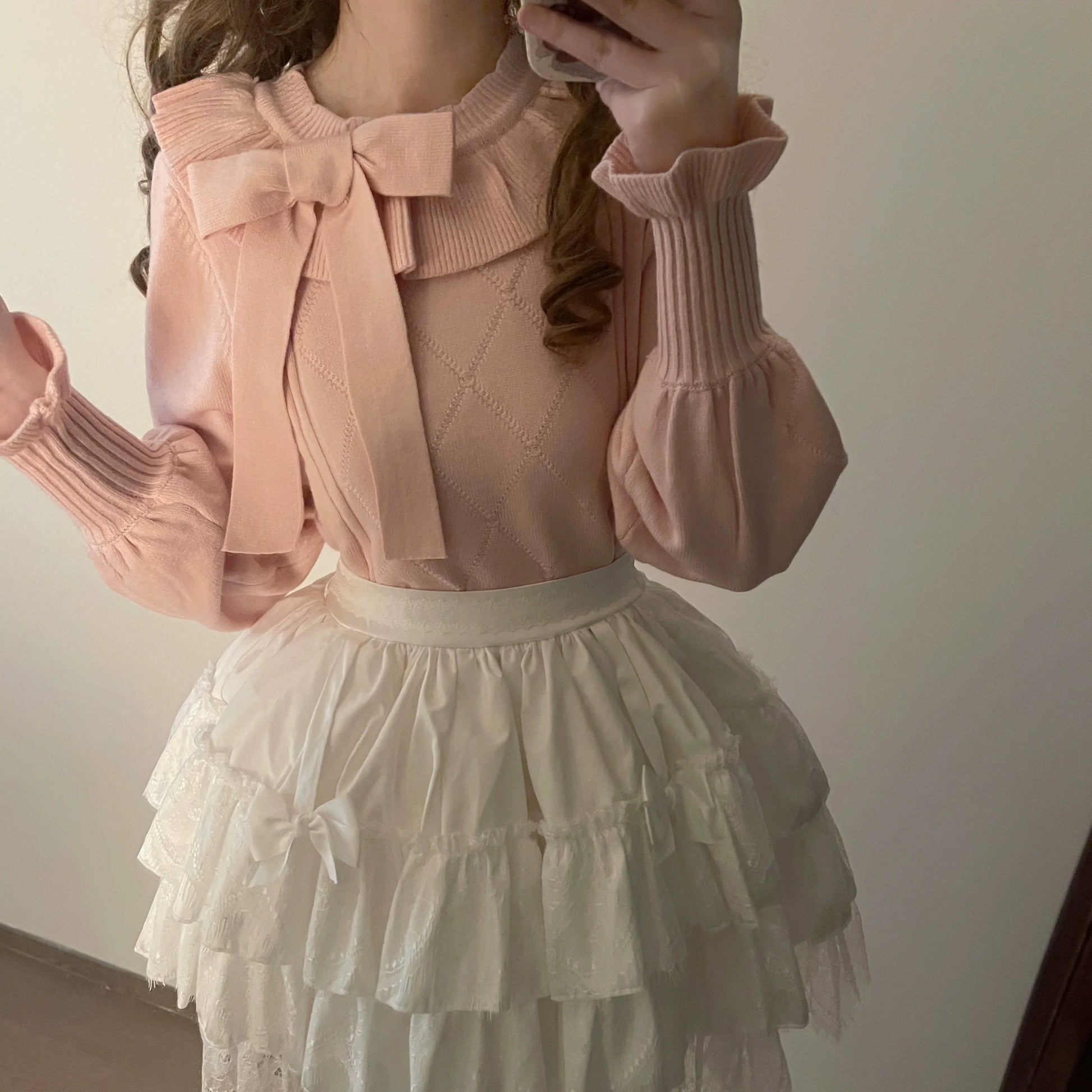 MIST - Mist Cotton - Winter Lolita Sweater Cute Knit Shirt