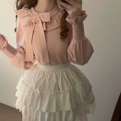 MIST - Mist Cotton - Winter Lolita Sweater Cute Knit Shirt