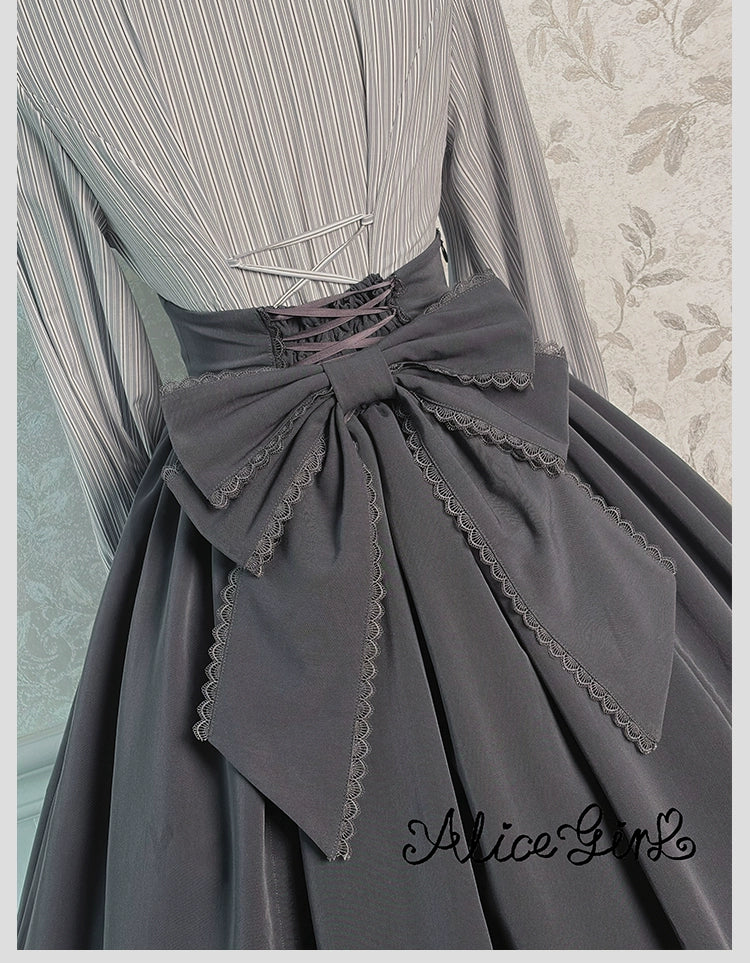 Alice Girl - Duke of Victoria - Classic Lolita SK & Overskirt Set