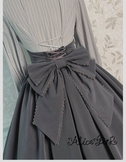 Alice Girl - Duke of Victoria - Classic Lolita SK & Overskirt Set