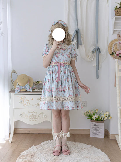 Miss Point - Customized Elegant Lolita OP Dress Cute Daily Girl Short Lolita Dress