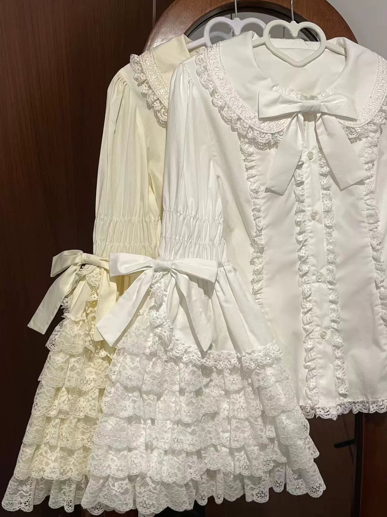 Mengfuzi - Cannelﾃｩs - Elegant Lolita Cotton Blouse, Hime Sleeve