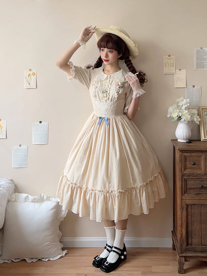 Miss Point - Happy Summer - Elegant Lolita Floral JSK Dress