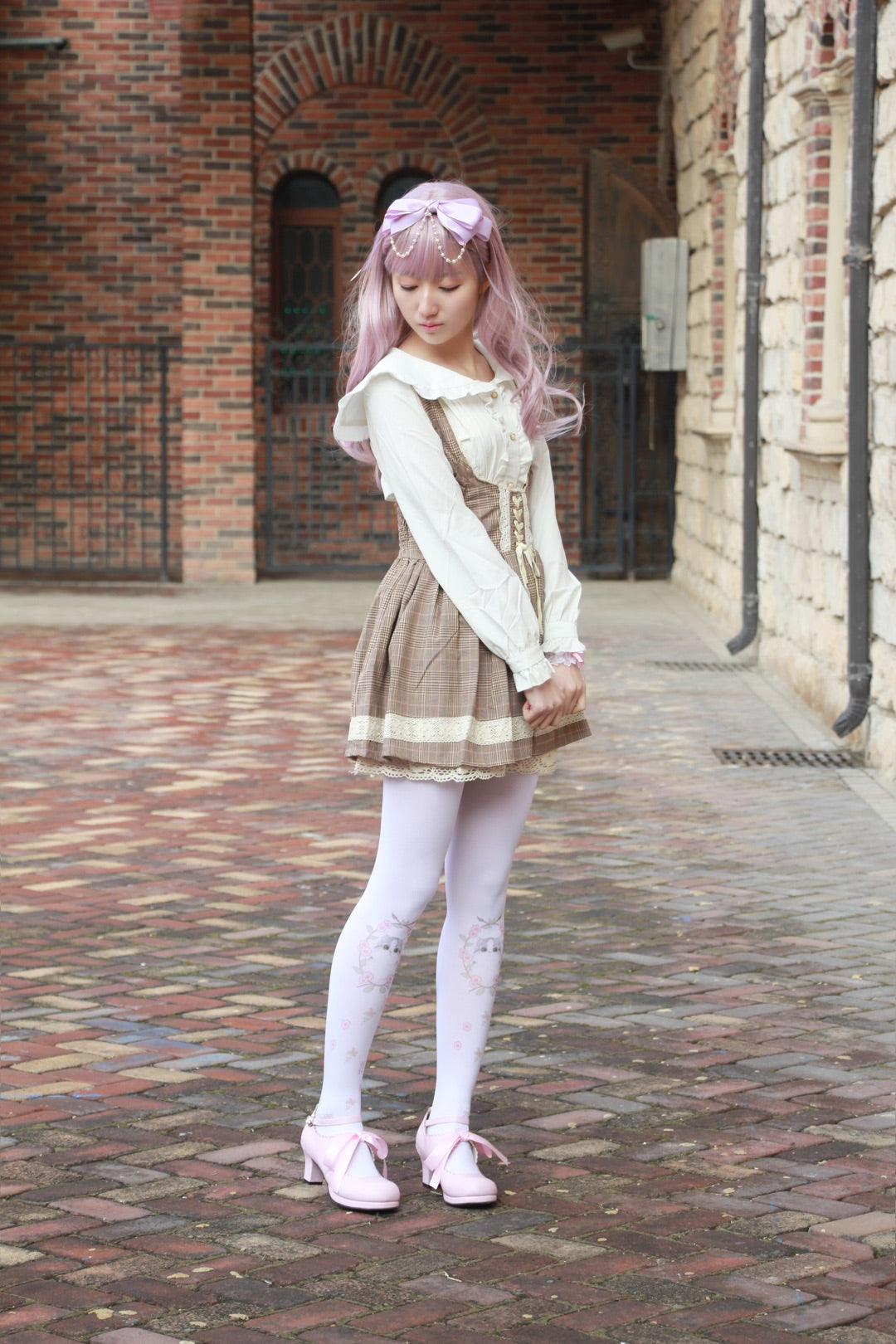 Sosic - Qing Mengnuo - Elegant Lolita Satin High Heel Handmade Shoes