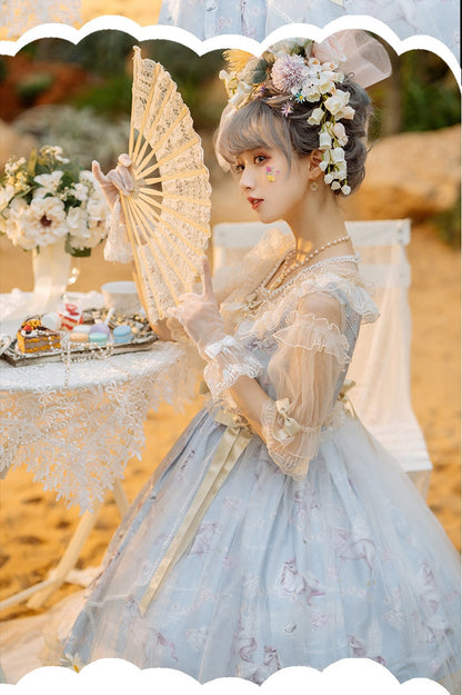 Confession Balloon - Unicorn - Sweet Lolita Dress and blouse Multicolors