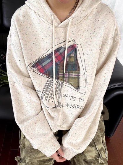 Hooded embroidered sweatshirt【s0000006559】