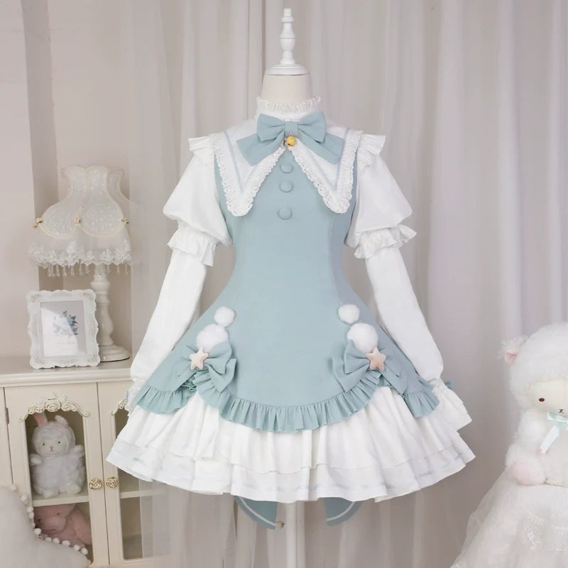 Your princess - Magic Girl - Sweet Lolita Long Sleeve OP Christmas
