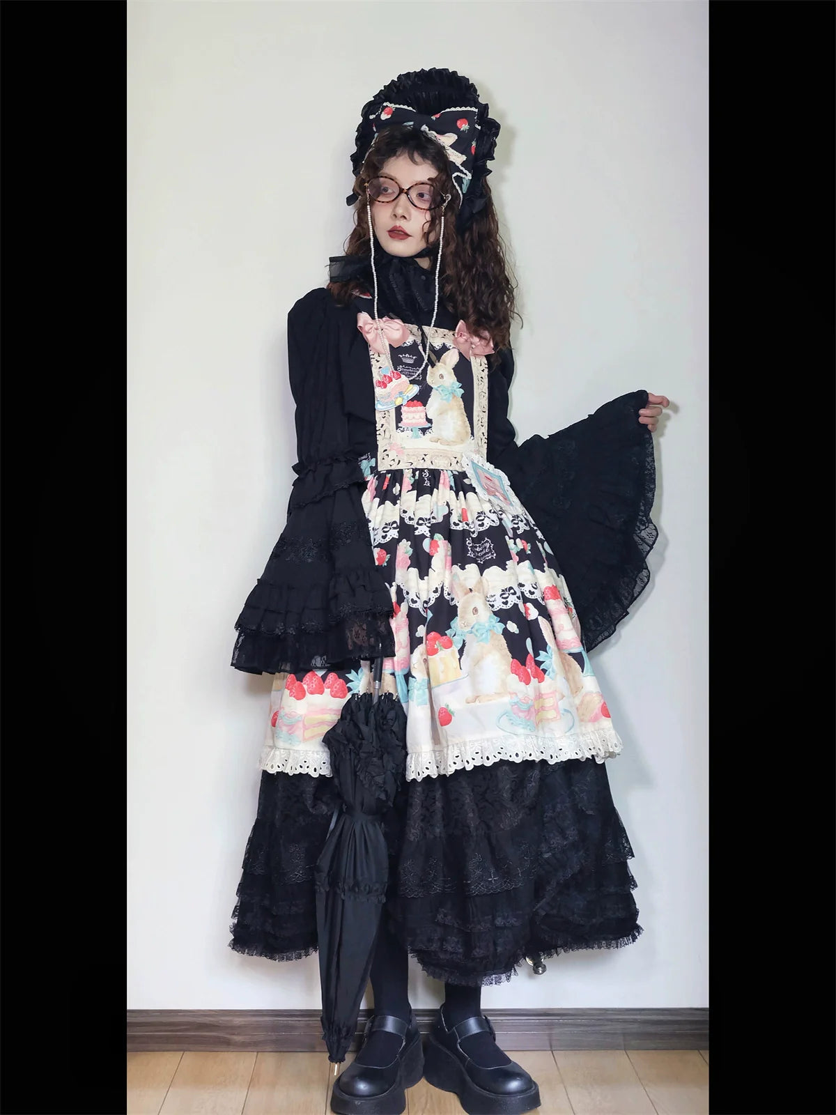 Dark Star Island - Honey Bunny Cake - Sweet Lolita JSK/OP/Strap SK/Shirt