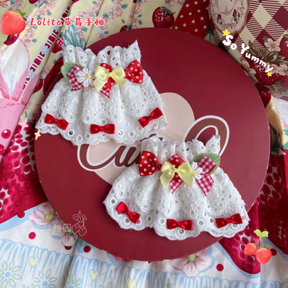 Bear Doll - Original Cute Lolita Bow Cuffs