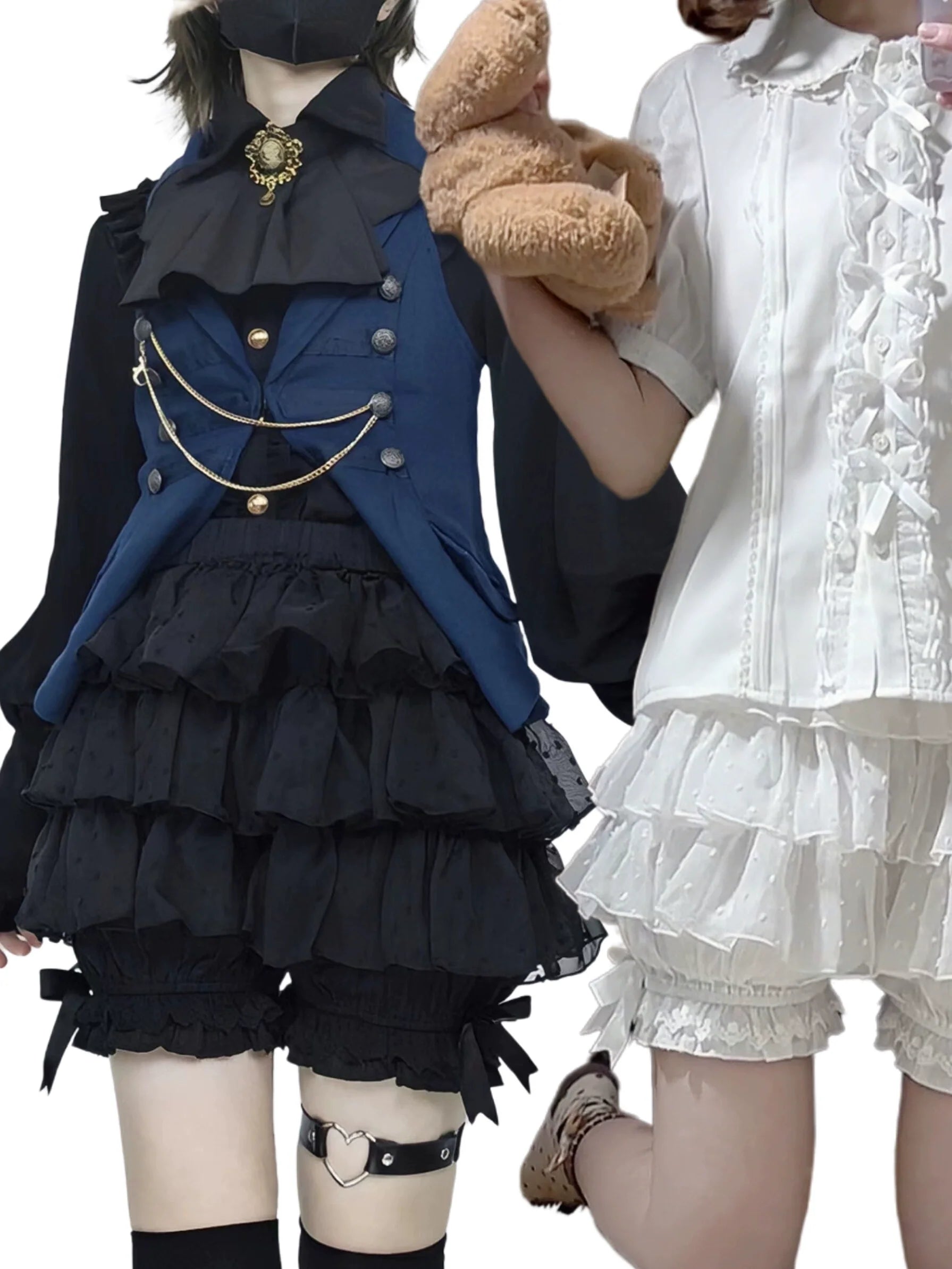 DMFS - Daily Lolita Bloomers Lace Cake Pants for Summer Wear