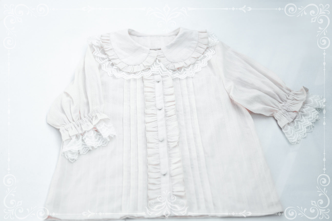 MIST - Sweet Lolita Golilla Short Sleeve Shirt