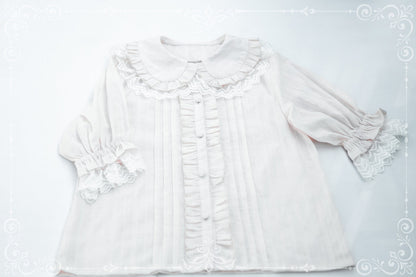 MIST - Sweet Lolita Golilla Short Sleeve Shirt