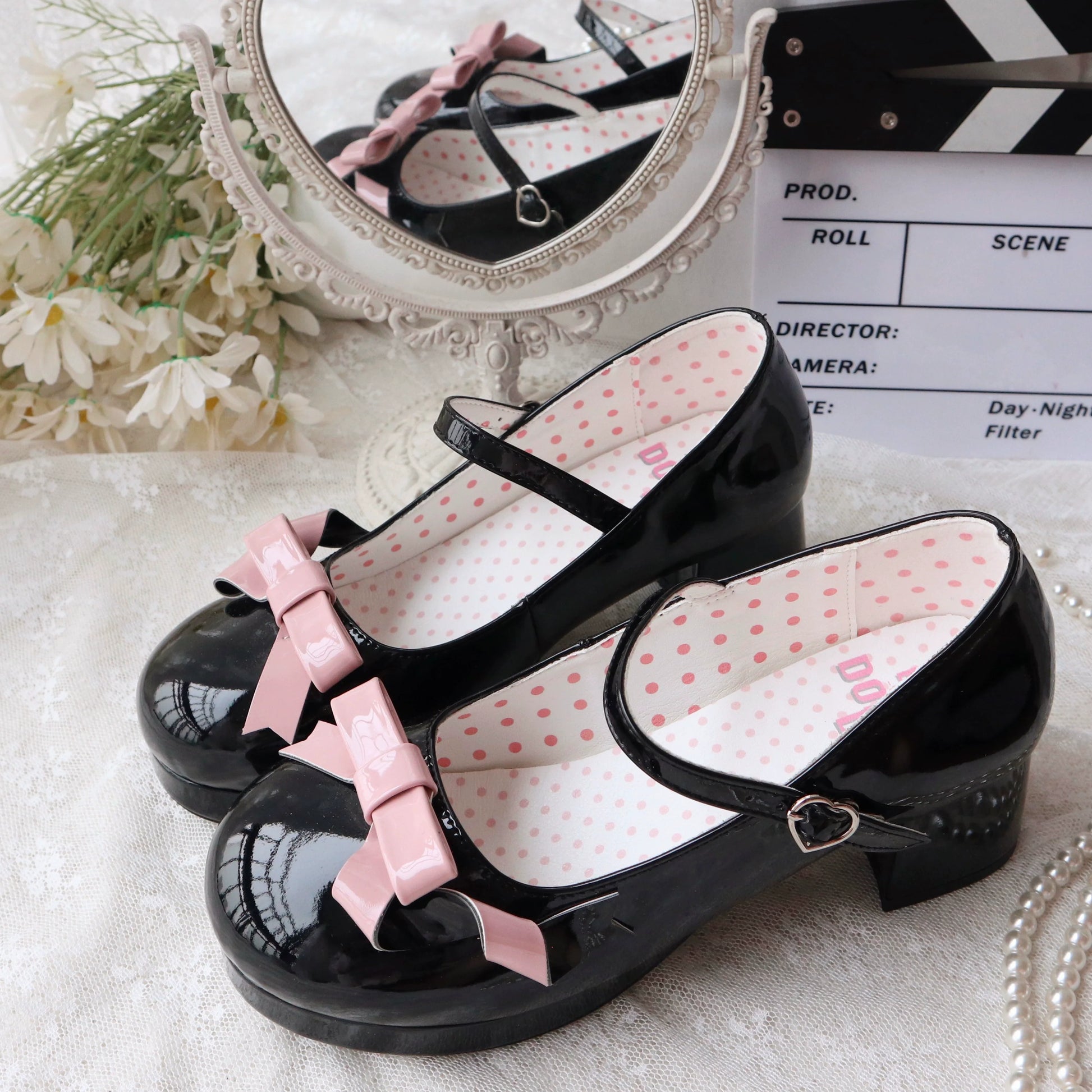 Dolly Doll - Lovers' Gift - Round Toe Middle Heel Mary Jane Lolita Shoes