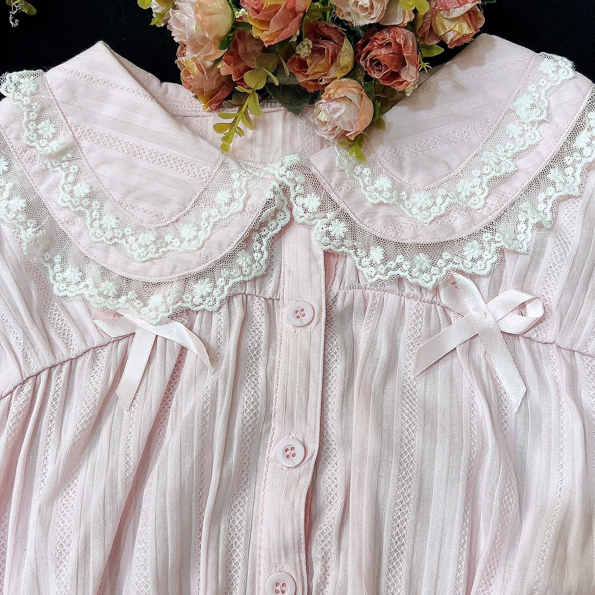DMFS Lolita - Sweet Lolita Shirt Doll Collar Blouse High-waisted