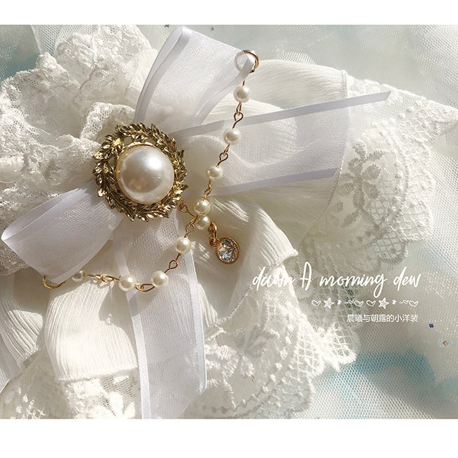 Dawn and Morning - Flower Wedding Lolita Accessories Headdress Set