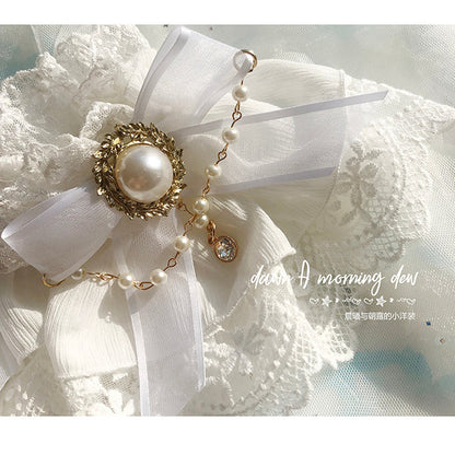 Dawn and Morning - Flower Wedding Lolita Accessories Headdress Set