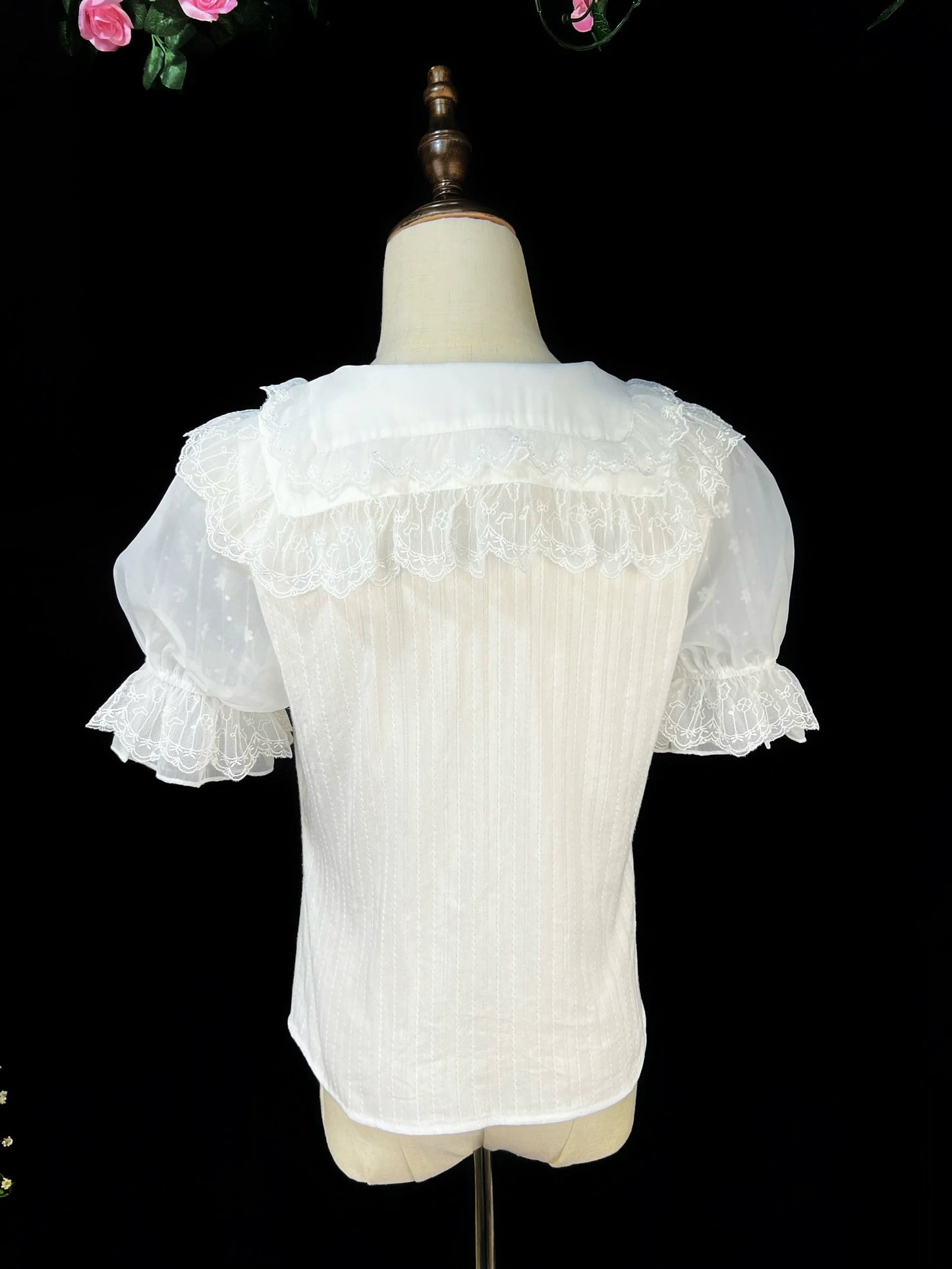 DMFS - Sweet Lolita Shirt Cotton Lolita Blouse Doll Collar