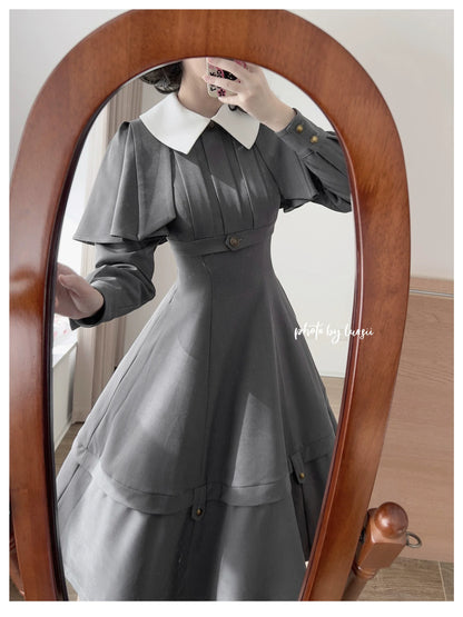 Forest Wardrobe - Forest Antique Box - Classic Lolita OP Dress with Detachable Short Cape