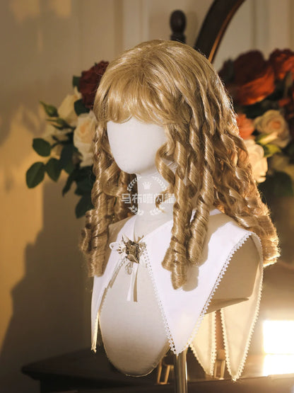 Mabuxi - Retro Lolita Wig Elegant Roman Curls Gorgeous Court Wigs
