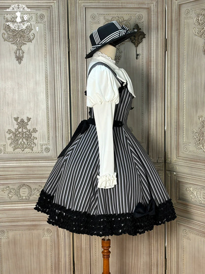 Miss Point - Classic Lolita JSK Customized Stripe Lolita Dress