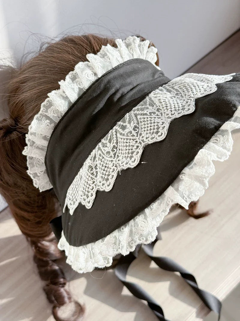 MAID - Elegant Lolita Bonnet Velvet Lolita Hat