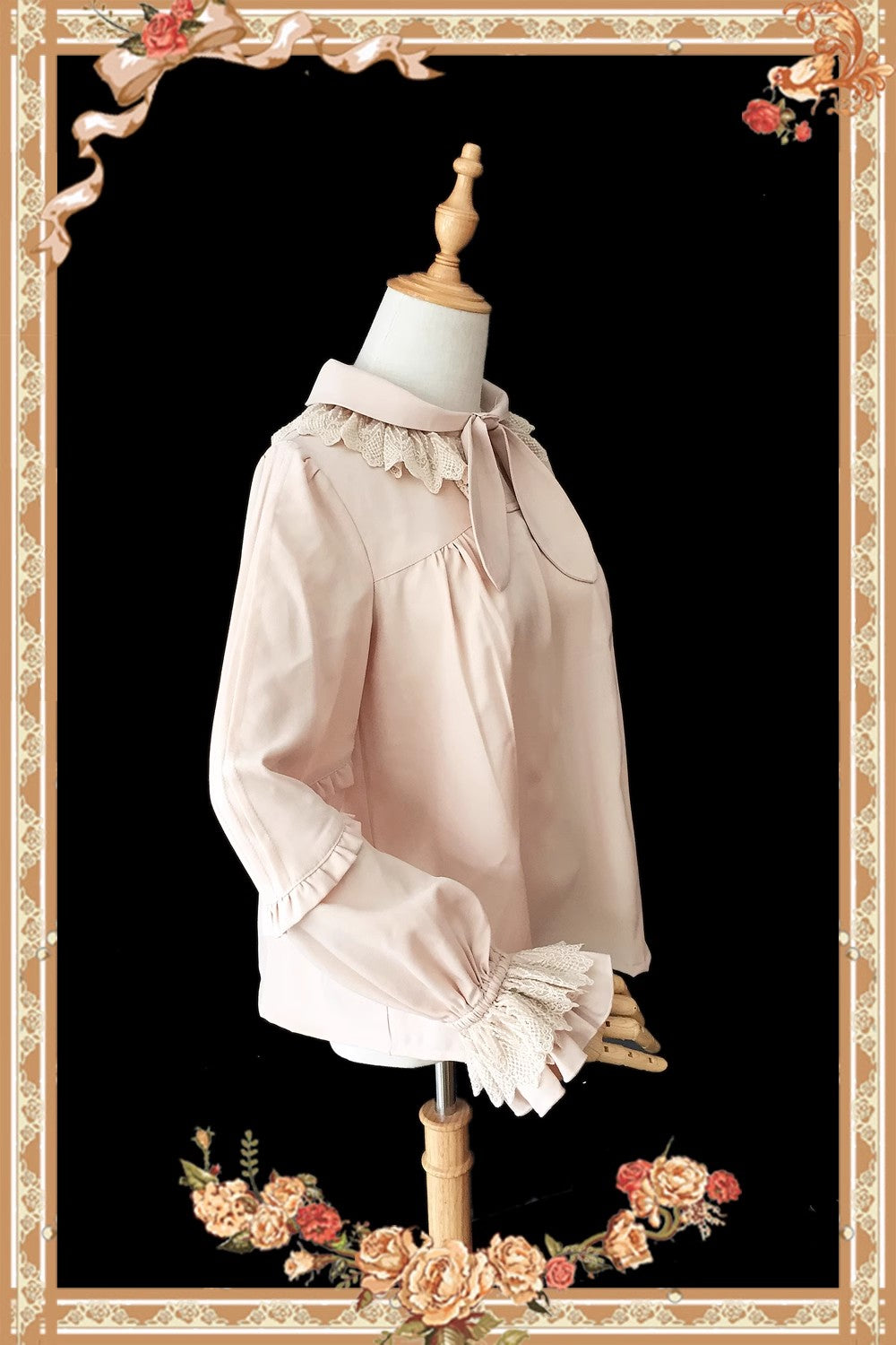 Infanta - Waltz - Classic Lolita JSK Tiered Dress with Bunny Ear Blouse