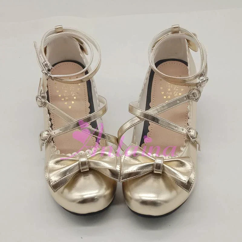 Antaina - Sweet Chunky Heels Lolita Shoes Size 37-40