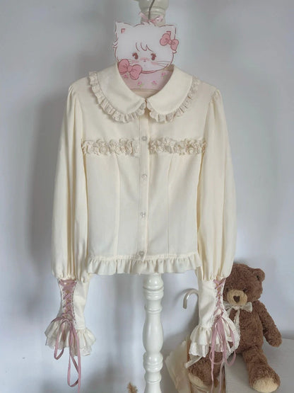 Sakurahime - Cupid Overture - Sweet Lolita Blouse Mutton Sleeves Shirt