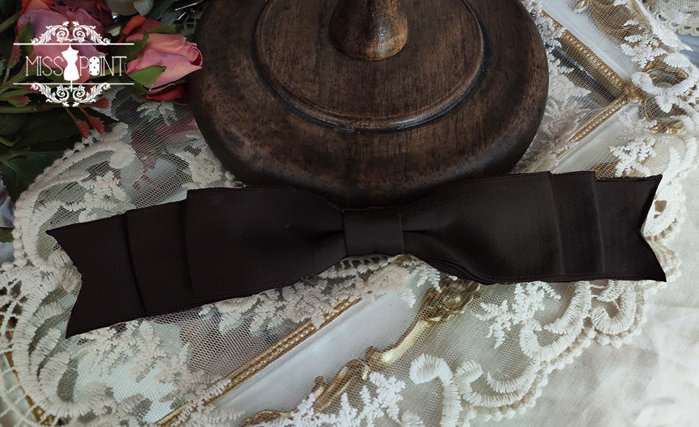 Miss Point - French Rose - Lolita Brooch and Waist Tie