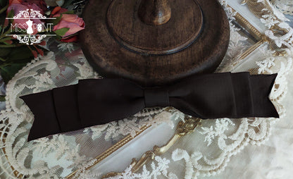 Miss Point - French Rose - Lolita Brooch and Waist Tie