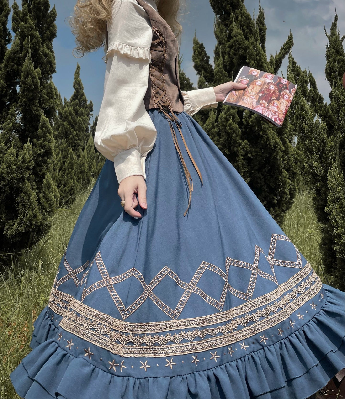 Yuan Su - Retro Plush Size Lolita Vest