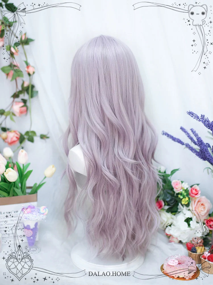 Dalao Home - Poi Balls - Sweet Lolita Wig Long Curly Purple Wigs