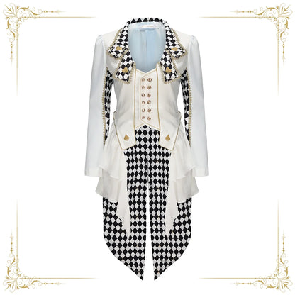Immortal Thorn - Lost Alice - Ouji Lolita Coat Checkered Prince Outwear