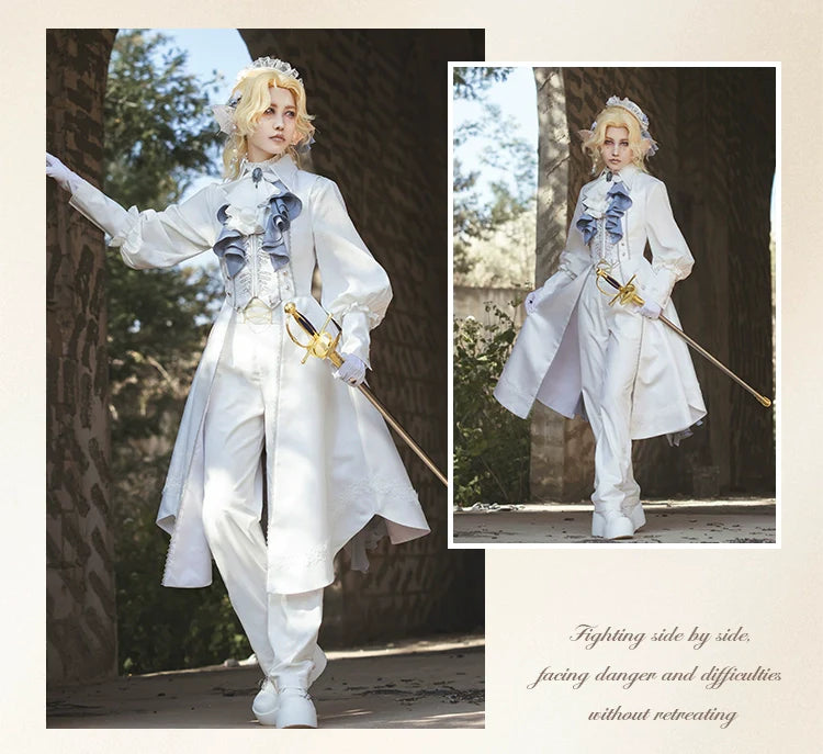 Forest Fluorescent Carps - Crumbling Skeleton - Ouji Lolita Fishbone Embroideried Vest, Prince Pants Suits