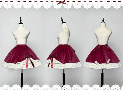 LeMiroir - Winter Solstice - Elegant Lolita Winter Short Coat & SK