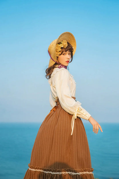 Miss Point - Rose Doll - Elegant Lolita Mutton Sleeve Blouse