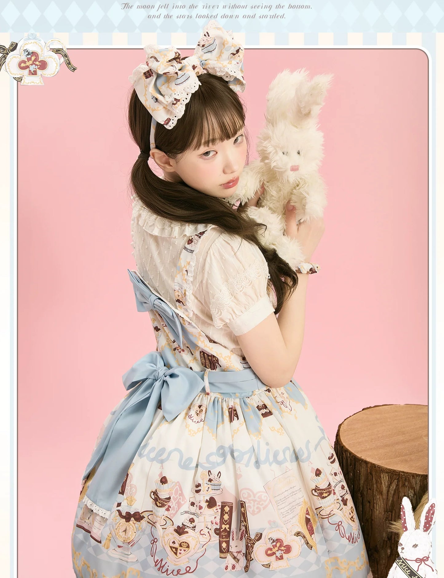 Sweet Dream Sheep - Alice Cat - Printed Kawaii Lolita Dress