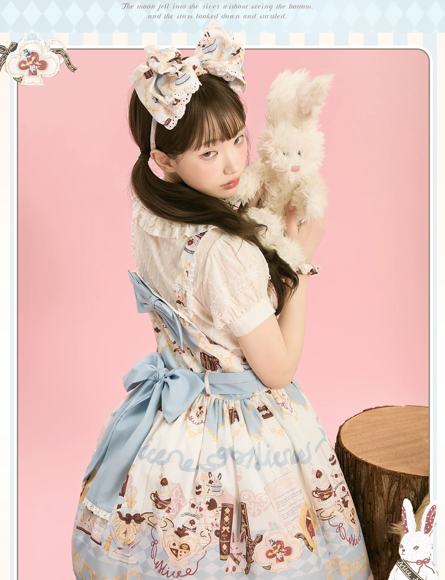 Sweet Dream Sheep - Alice Cat - Printed Kawaii Lolita Dress